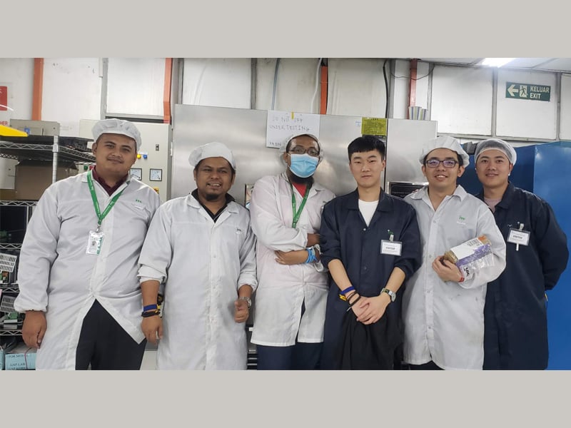 MH's equipments is located in Malaysian factory