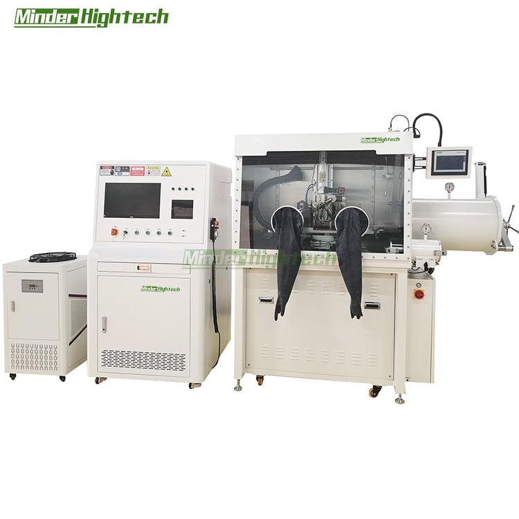 Laser Sealing Welding Machine with Glovebox two glove type