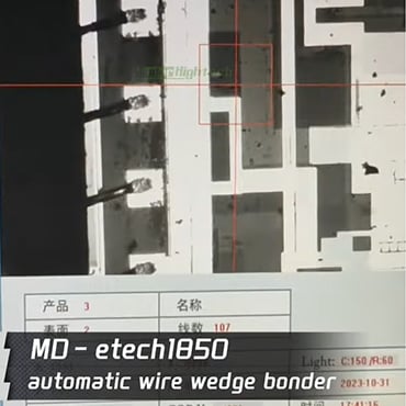 MD-etech1850 automatic wire wedge bonder