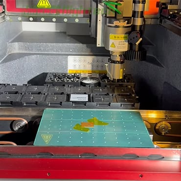 Replaceable nozzle Automatic die bonding machine / Eutectic crystal planting / Die mounting machine
