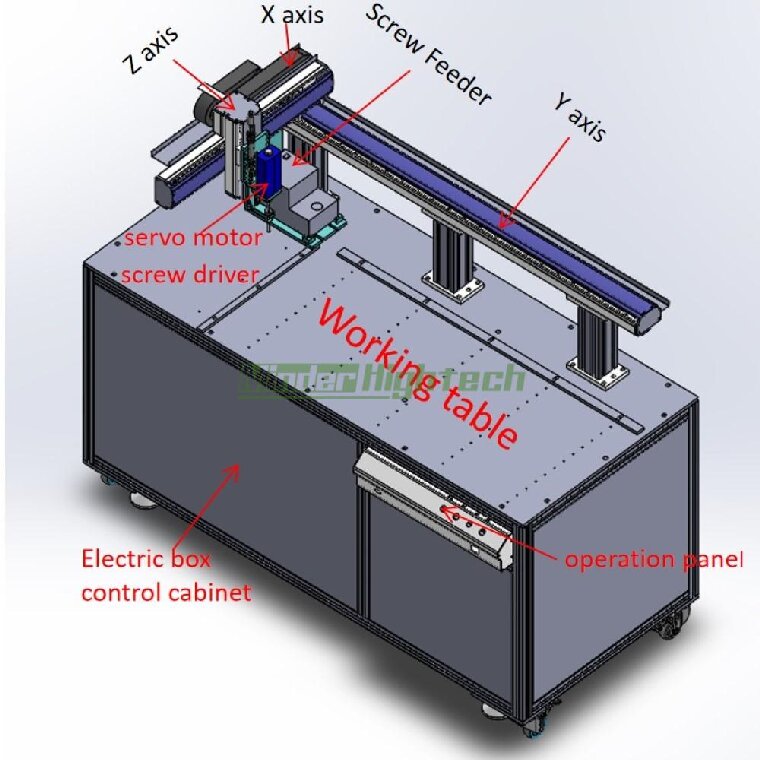 Gantry Type Cantilever Screw Locking Machine