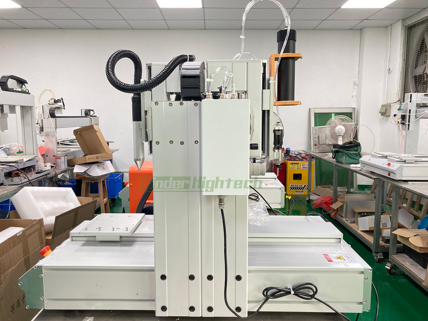 Customized Plasma+Dispensing machine solution for Brazilian customers