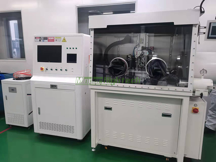 Laser Sealing Welding Machine with Glovebox two glove type