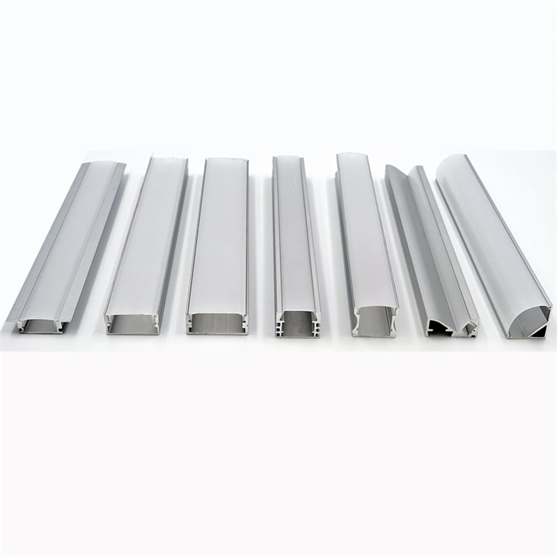 Extruded Aluminum LED Channel Profile with Polycarbonate Diffuser | 6063-T5 Alloy | Led Strips | 0.5