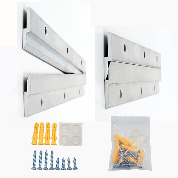 Aluminum French Cleat System Split Batten Z Hanger for Easy & Secure Mounting