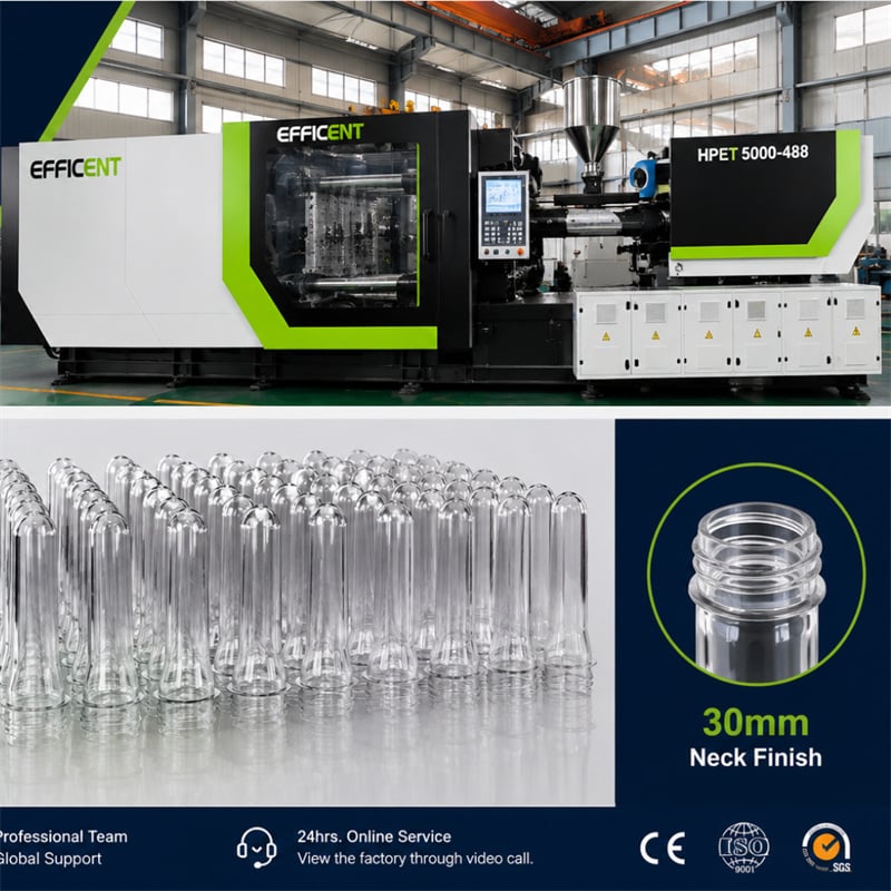 High-Efficiency Preform Production: HPET 5000-488 in Ghana Customer Application Case