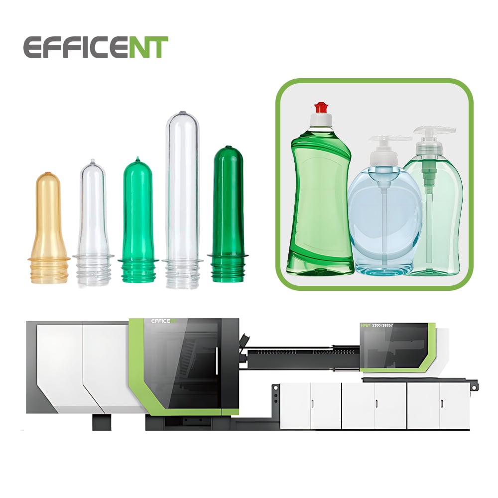 Full Automactic Household Cleaners Bottle PET Preform Injection Molding Machine