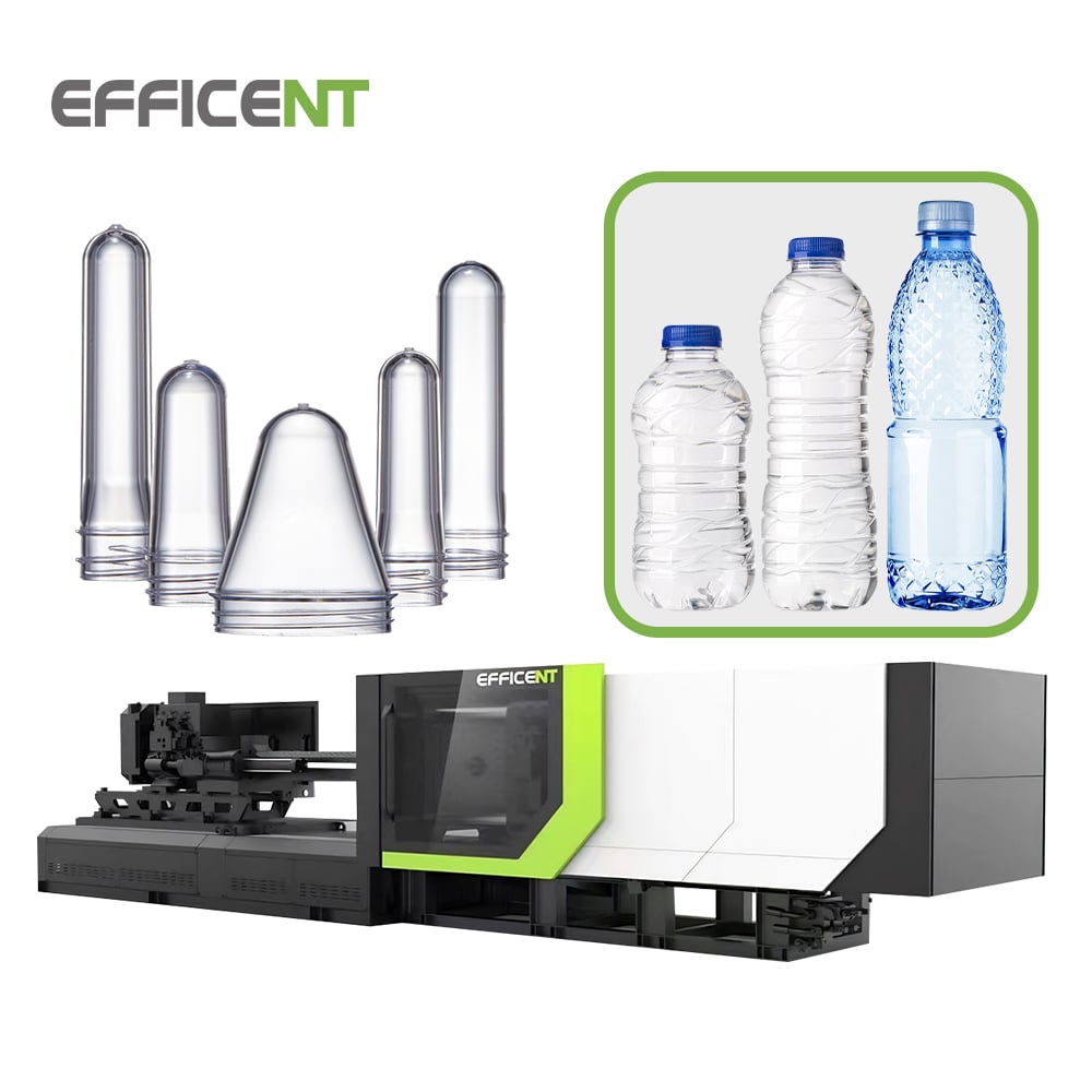 Mineral Water Plastic Bottles Making Machie Beverage Bottle PET Preform Injection Moulding Machine