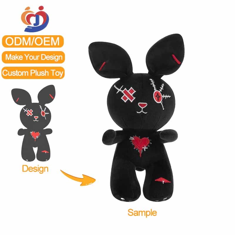Usine, conception personnalisée de jouet en peluche lapin
