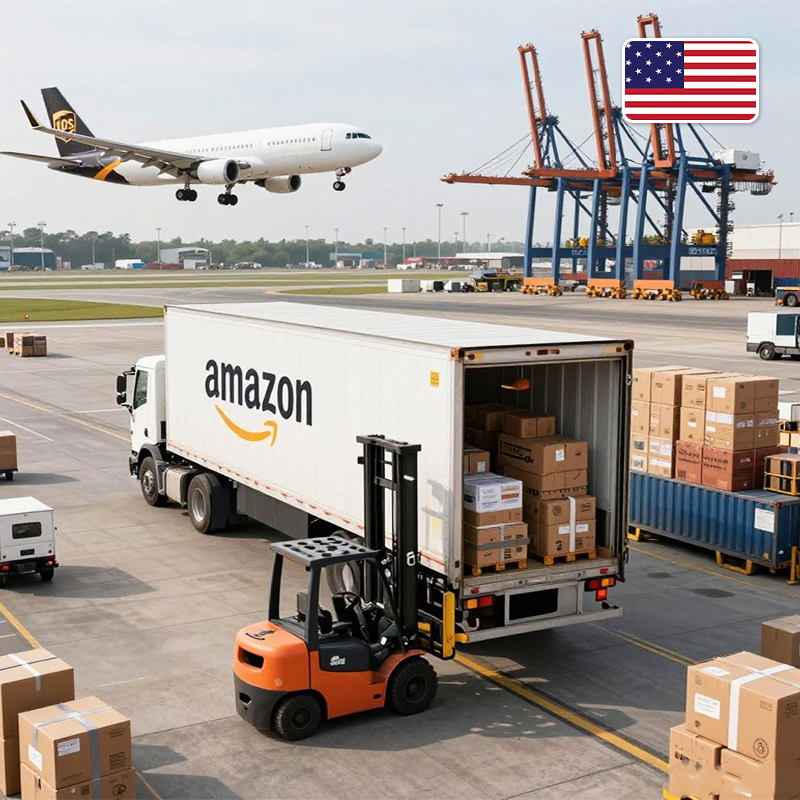ups express delivery amazon fba freight forwarder to usa