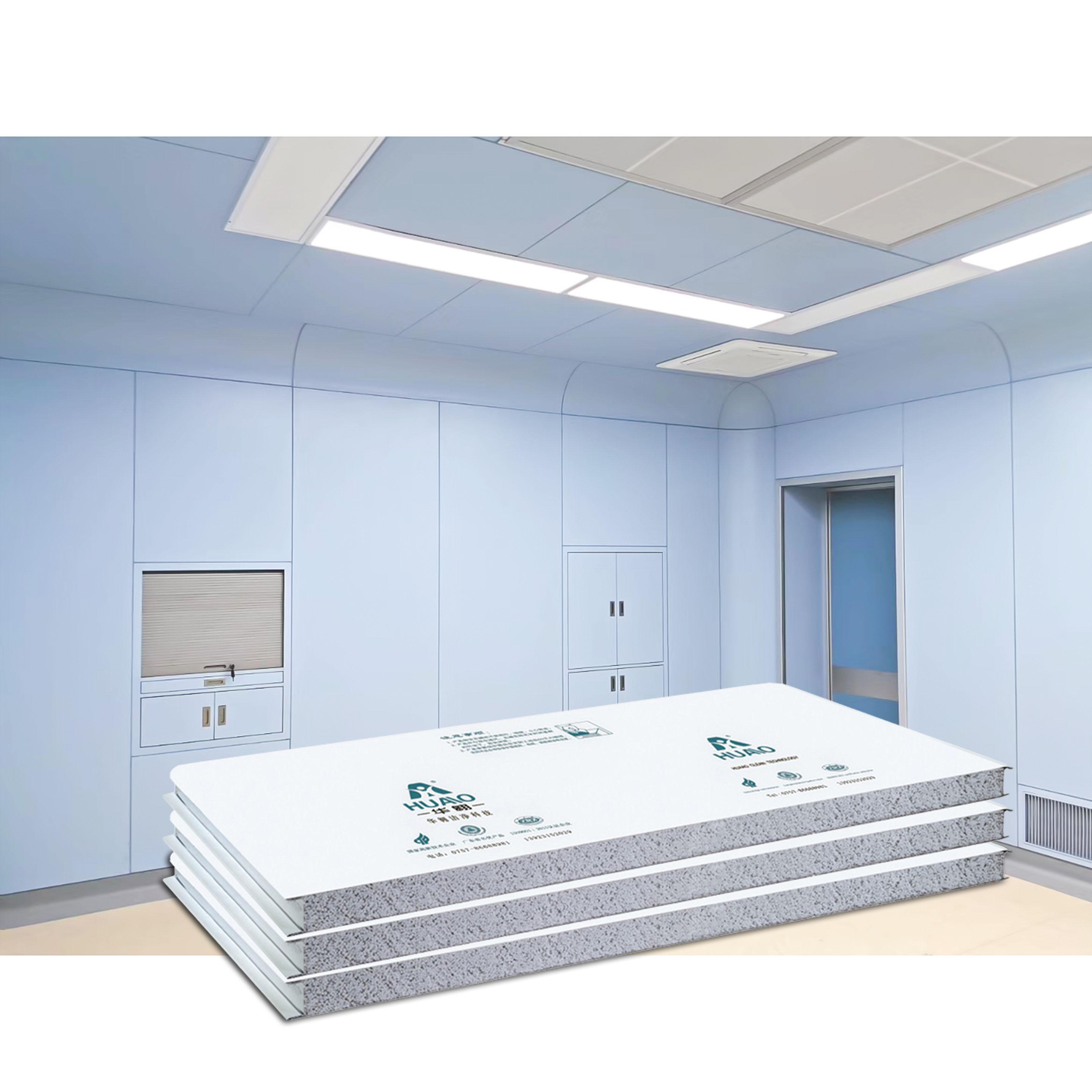 Clean Room Doors for Negative Pressure Rooms in Hospital Renovations