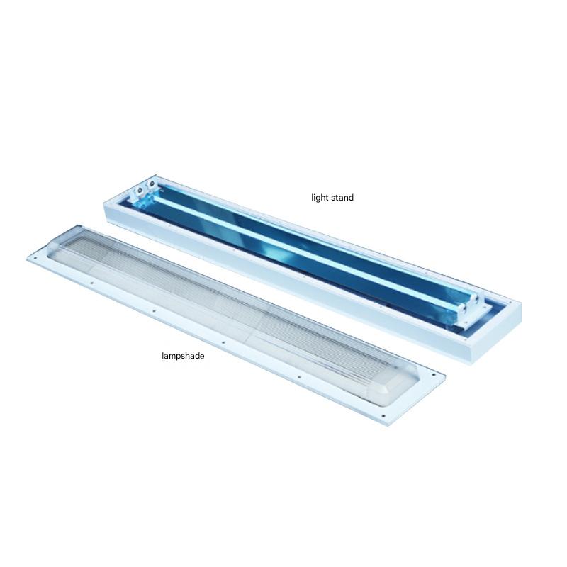 LED double tube explosion-proof lamp ceiling clean fluorescent lamp factory explosion-proof lampshade workshop warehouse explosion-proof fluorescent lamp