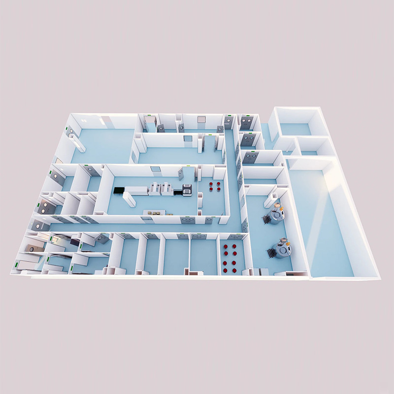 Huaao Customization High Strength Modular Cleanroom for Food/Pharmaceutical Plants Cleanroom Ce Advanced HEPA Air Clean Room Clean Room Modular Cleanroom Total Solution Clean Room