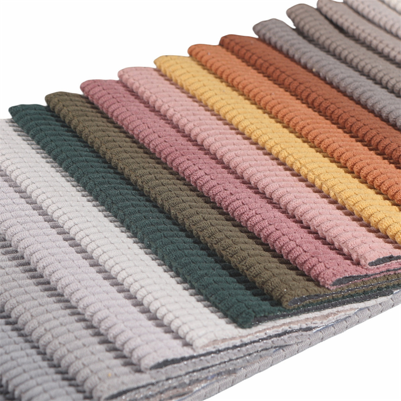 100% polyester luxury resistant water proof knitting sofa fabric decorative fabric Velvet fabric