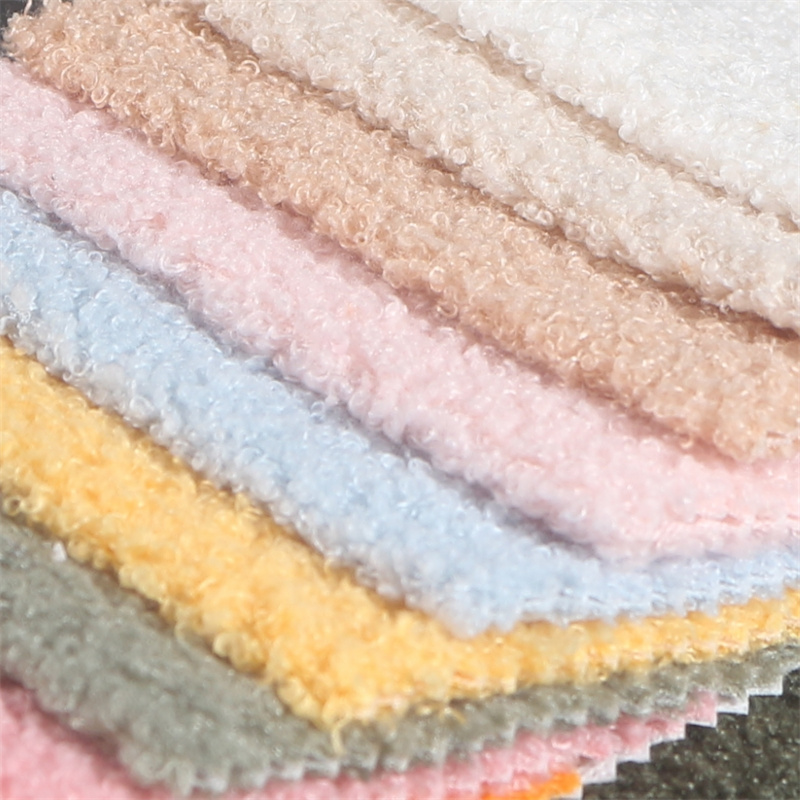 100% polyester luxury resistant water proof knitting sofa fabric decorative fabric Velvet Teddy fabric