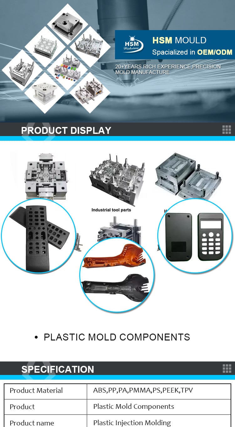Custom High Quality Molded Components Moulded Plastic Parts Injection Moulding Molding Services manufacture