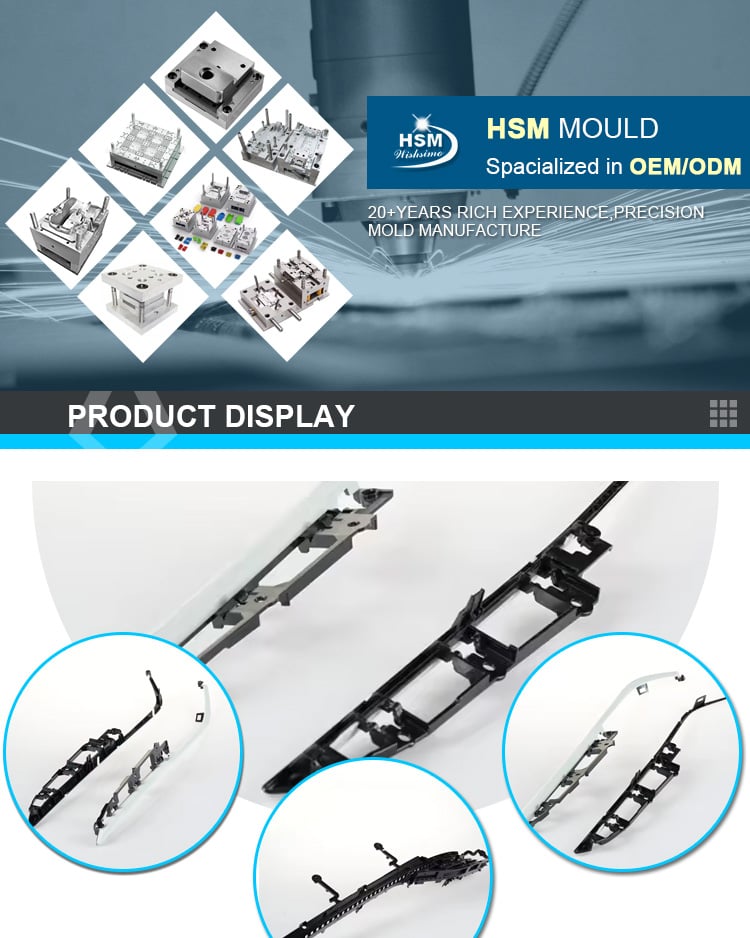 Molding and injection molding for atmosphere light of car door, injection molding processing for automotive parts factory