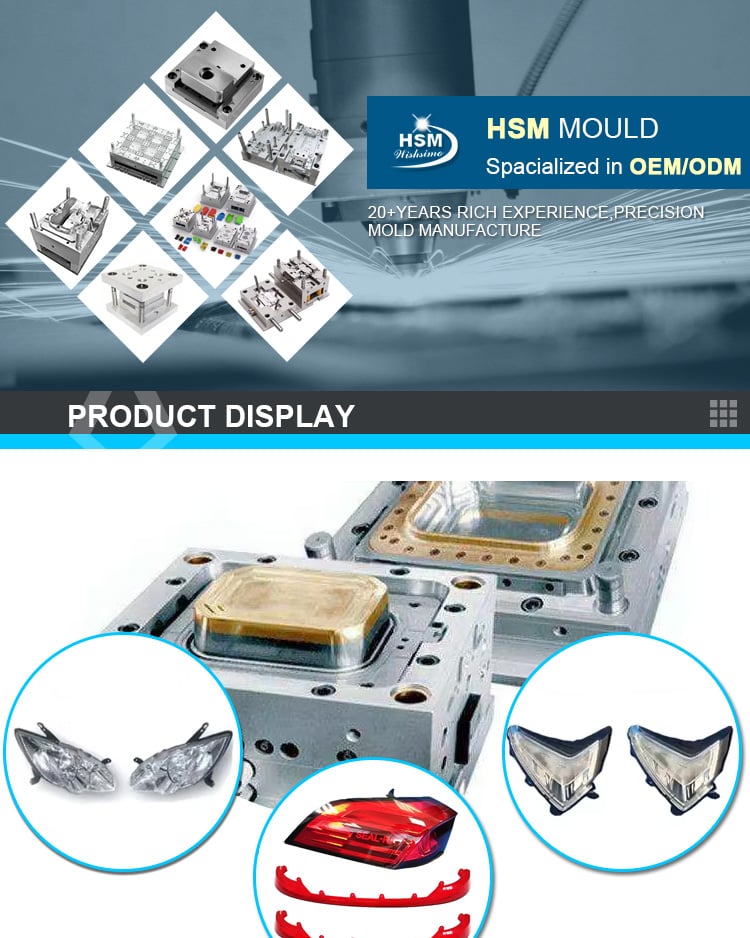 OME Plastic custom processing service products ABS shell car lamp injection molding supplier