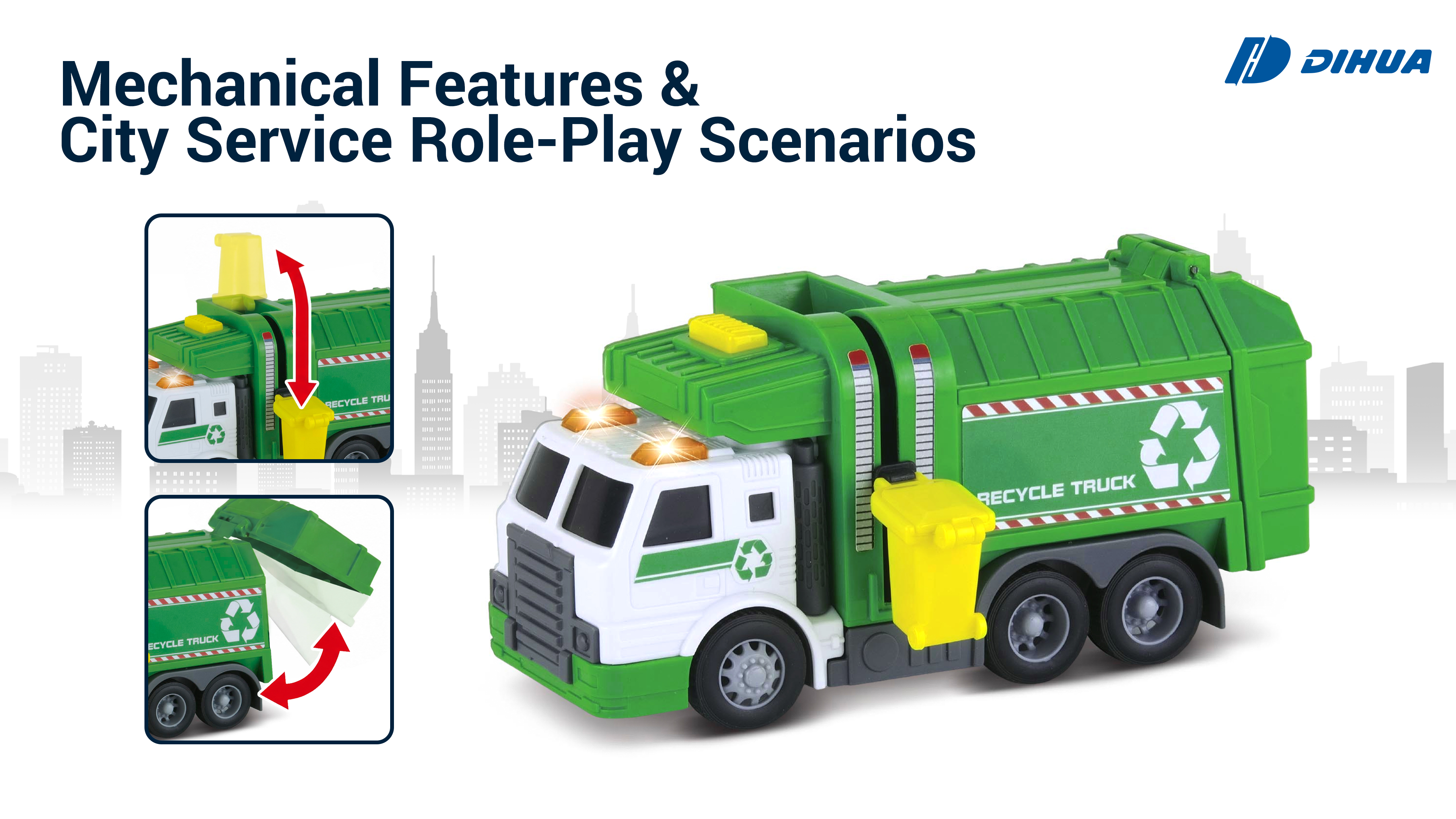 garbage trucks