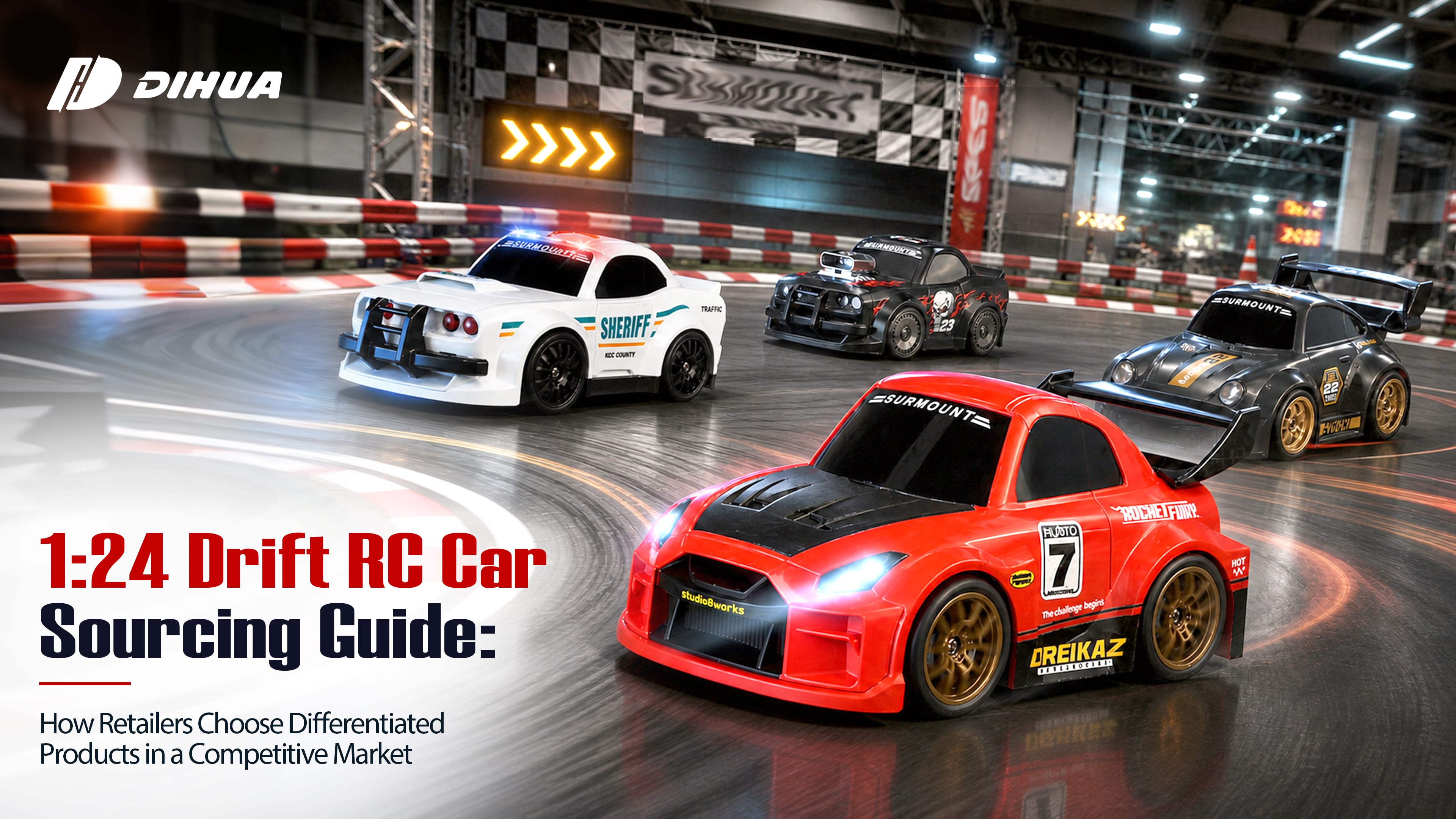 1:24 ドリフトRCカー調達ガイド：競争激化する市場で小売業者が差別化された製品を選ぶ方法