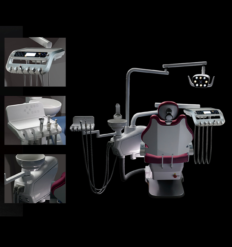 High Quality dental unit With Air Compressor Luxury Electric Dental Chair factory