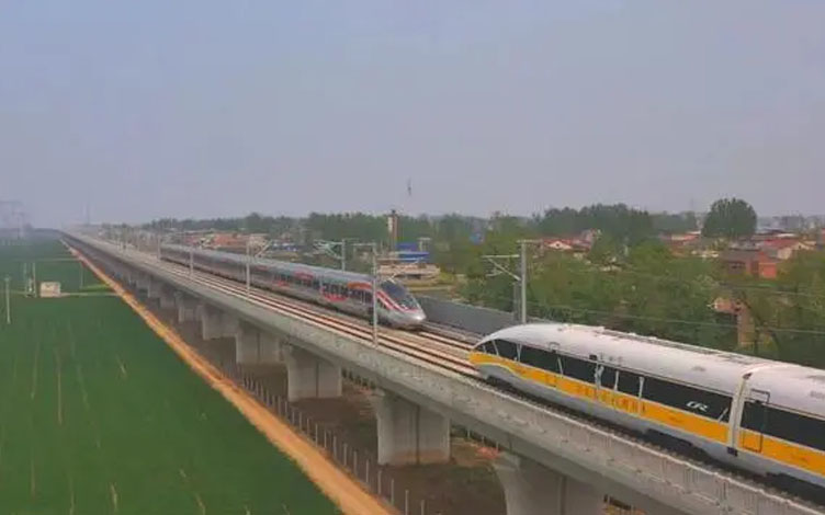 CR450 EMU prototype for the first time to for permanent magnet motor