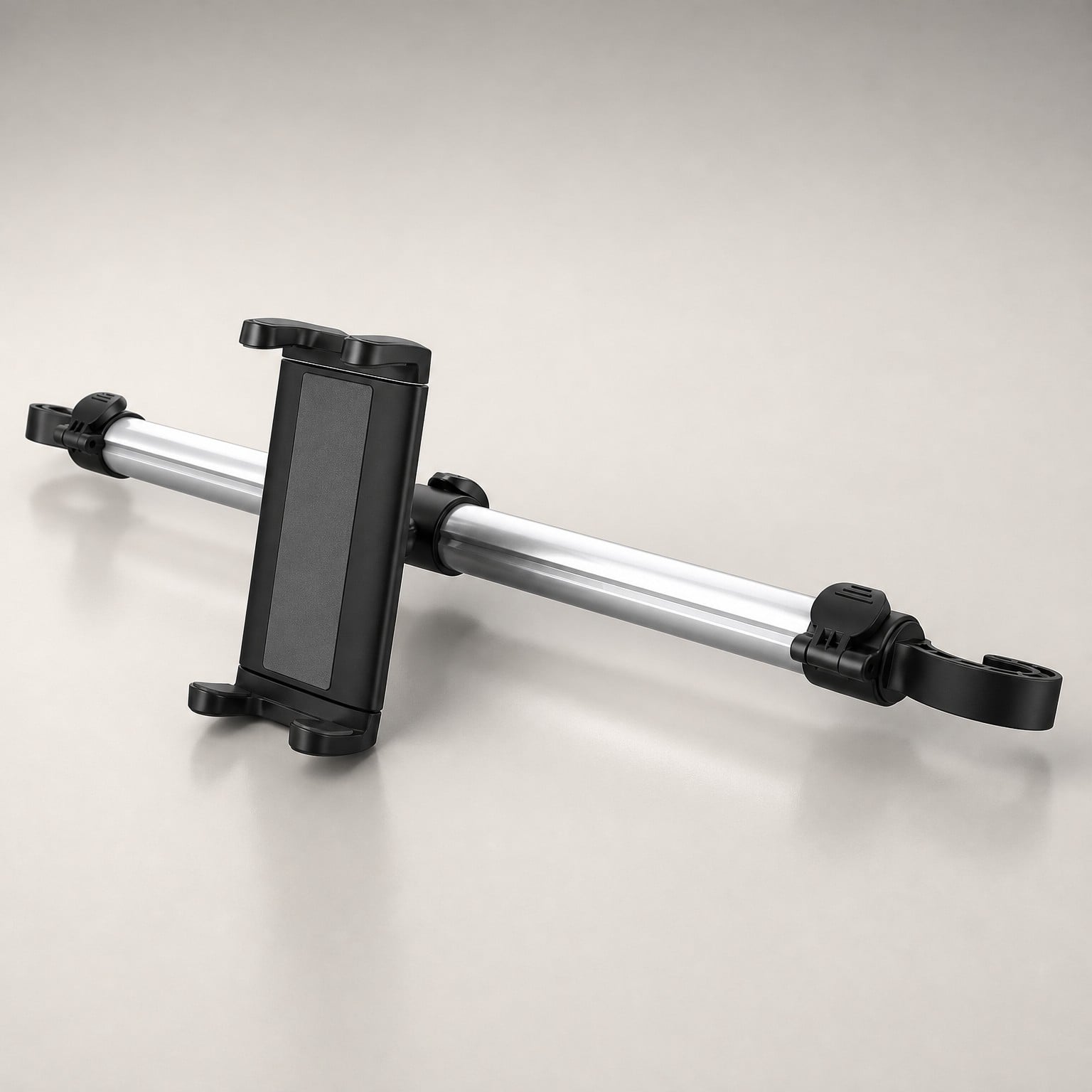 Universal 360 Adjustment Tablet Holder For Car Headrest Ipad Car Mount H55-3+A085 – 360° Rotation, 50-70cm Extendable Arm, 122-245mm Bracket Width, for 4-12.9 inch Tablets & Phones, Heavy-Duty Construction