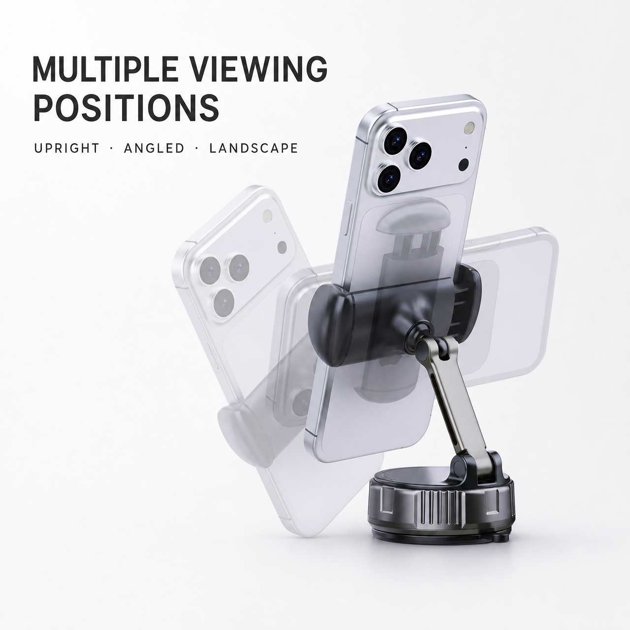 Vacuum Suction Phone Holder CH14‑C 360° Rotatable