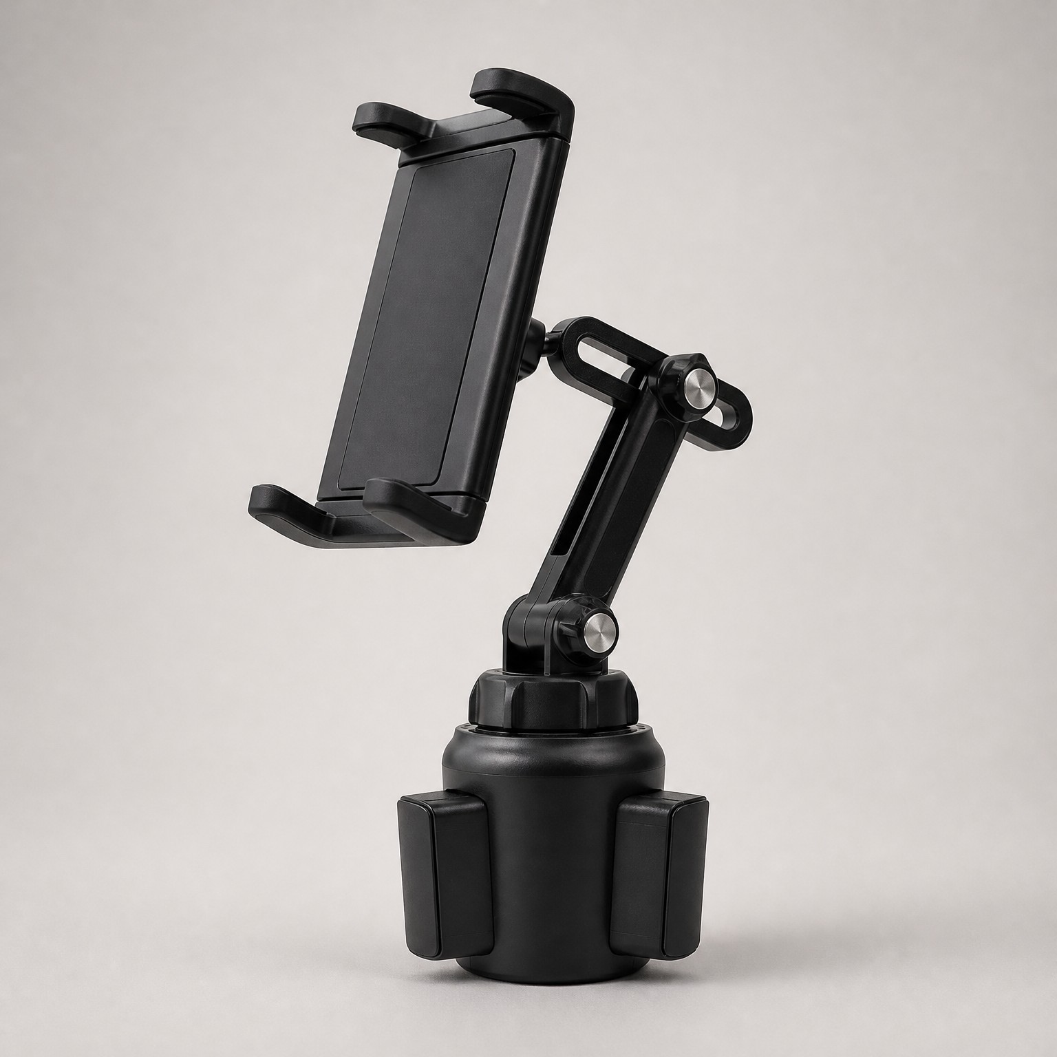 Universal Cup Phone Holder For Car Cup Holder iPad Mount H126-2+A085 – Heavy Duty Cup Phone Holder， 360° Rotation， Telescopic Arm Design， Non-Slip Silicone Base， Universal Cell Phone & Tablet PC Mount for Cup Holder