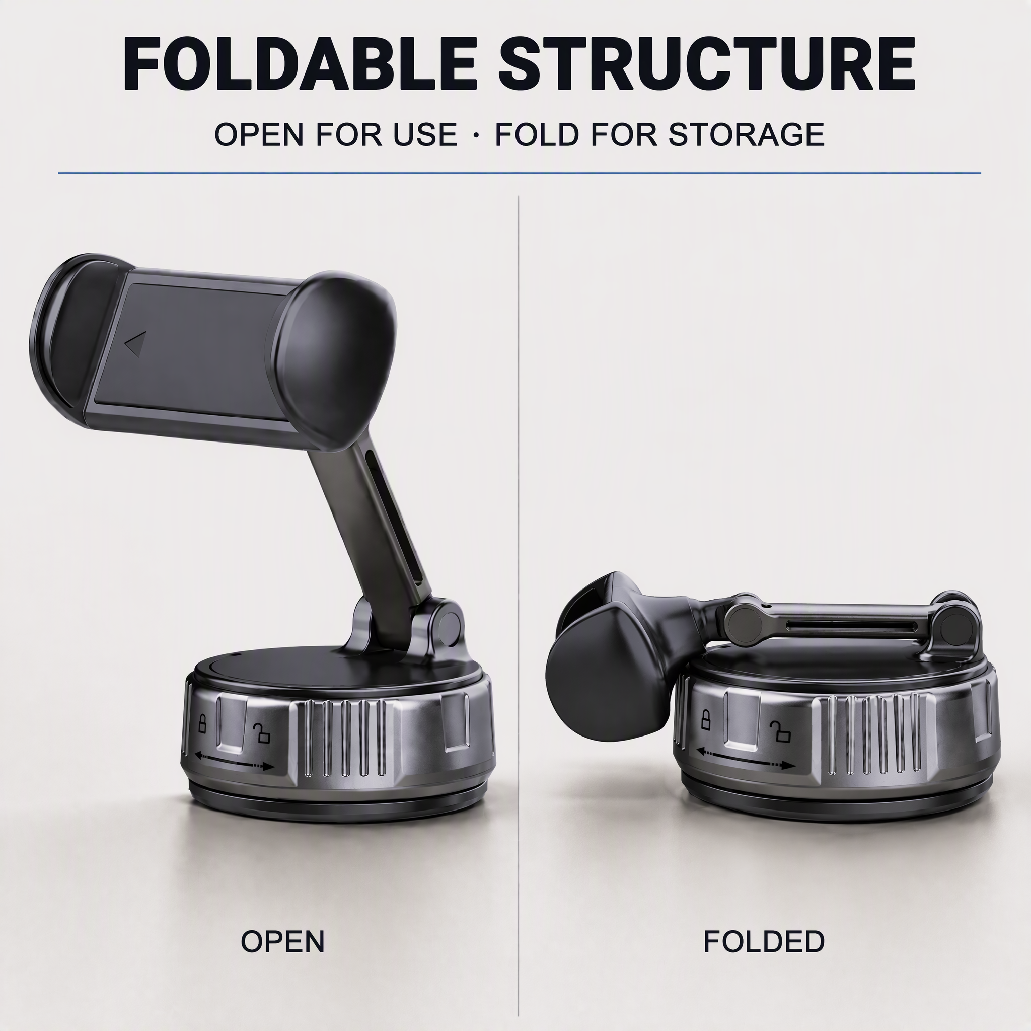 Vacuum Suction Phone Holder CH14‑C 360° Rotatable