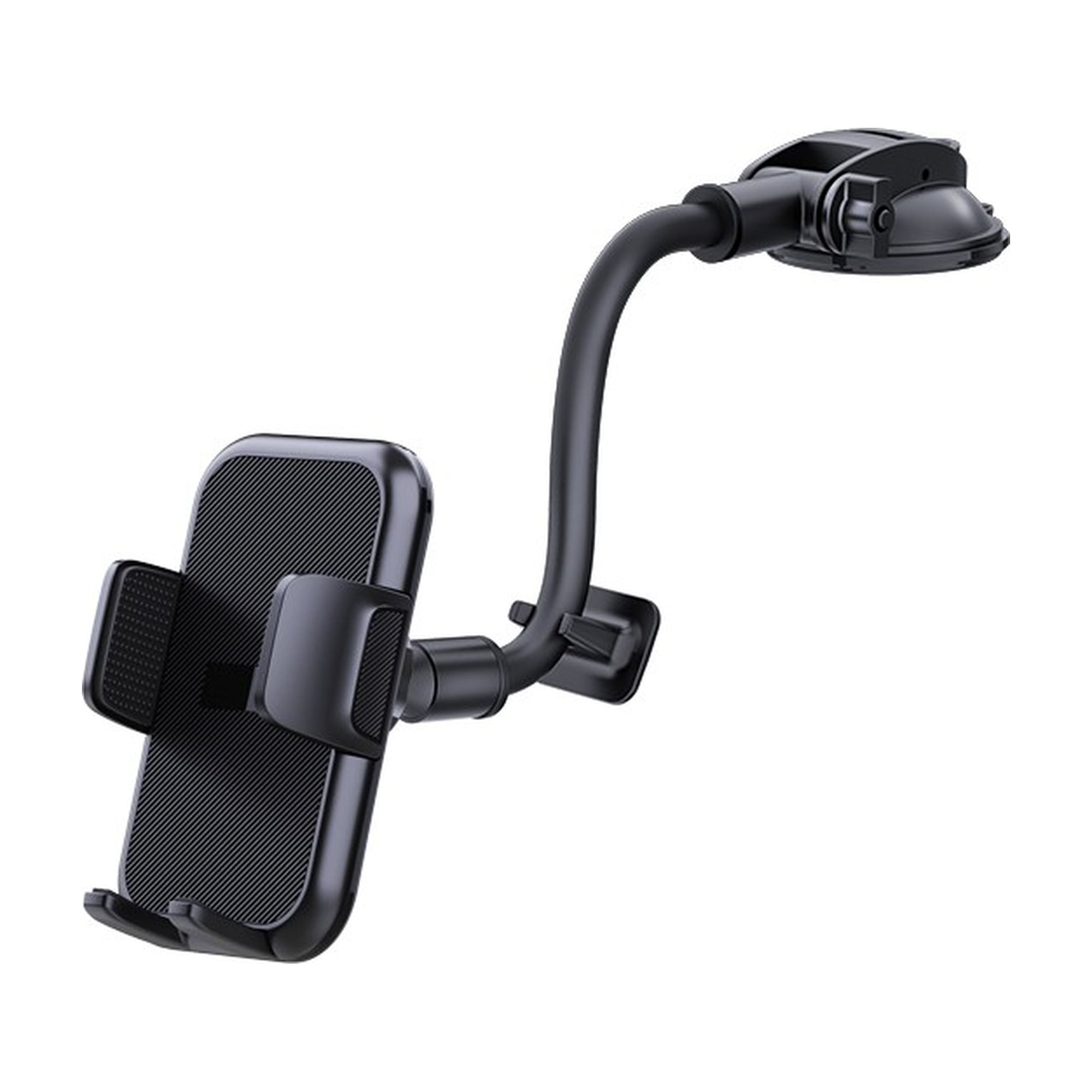 Universal Dashboard Car Phone Mount H146+CX01– 360° Rotation, Strong Suction Cup, Adjustable Long Arm, for 4-7 Inch Smartphones, for Dashboard/Windshield