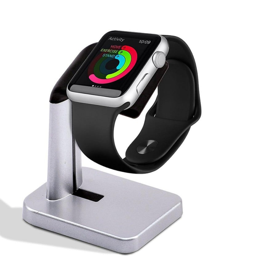 Sleek Design Apple Watch Charging Stand H88 – Desktop Magnetic Charging Dock for Apple Watch All Series (Ultra / SE / 1–10), 45° Optimal Viewing Angle, Weighted Metal Base, Nightstand & Travel - Compatible with 38–49mm Smartwatches, Charger Not Included