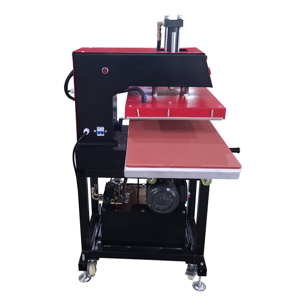 Hydraulic double stations heat press machine