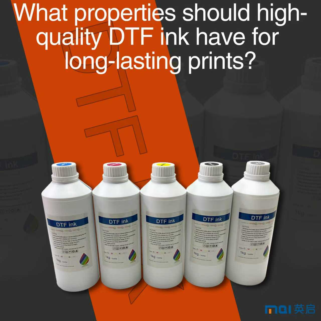 What properties should high-quality DTF ink have for long-lasting prints?
