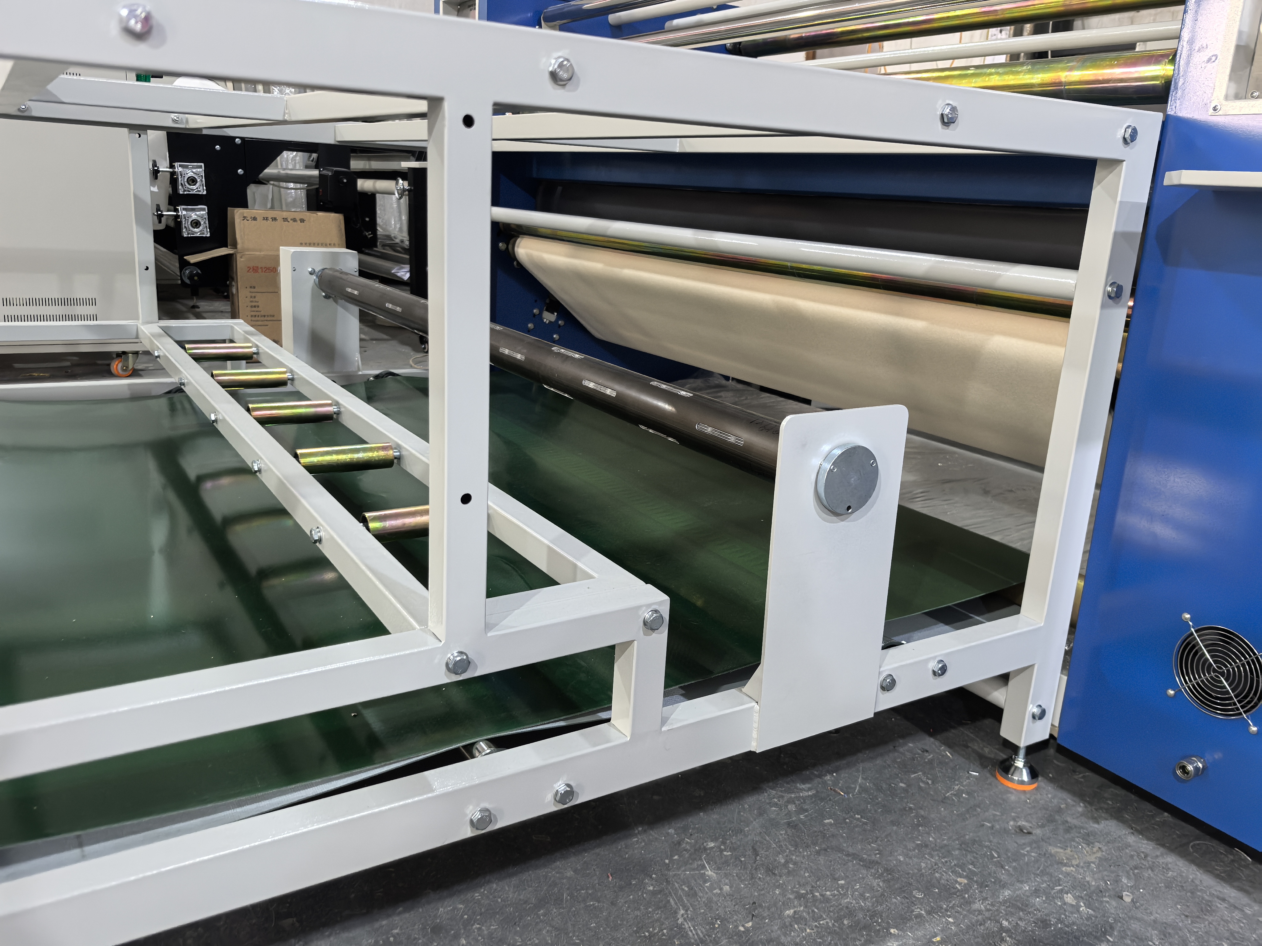 oil heat roller transfer machine details
