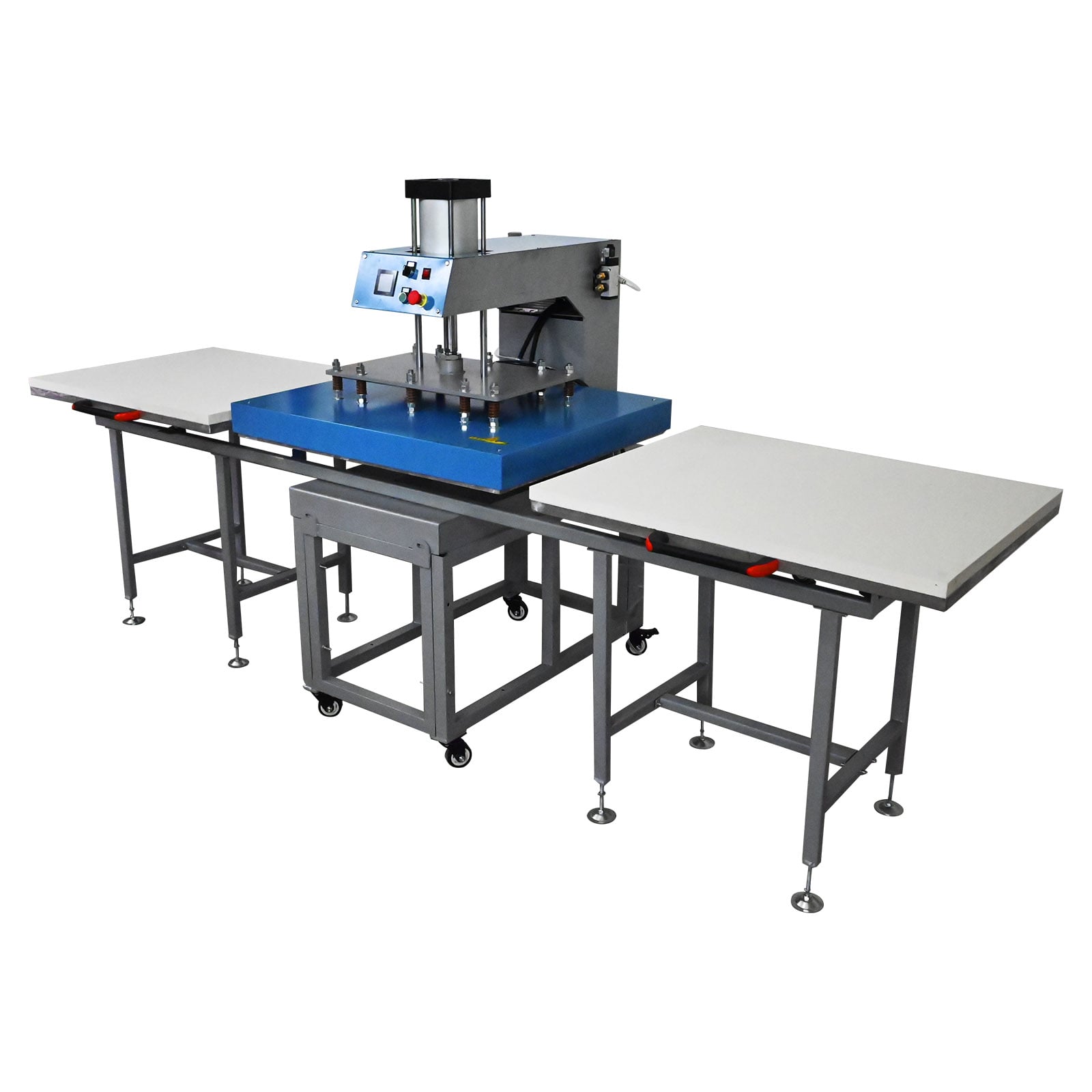 Pneumatic double station heat press machine 