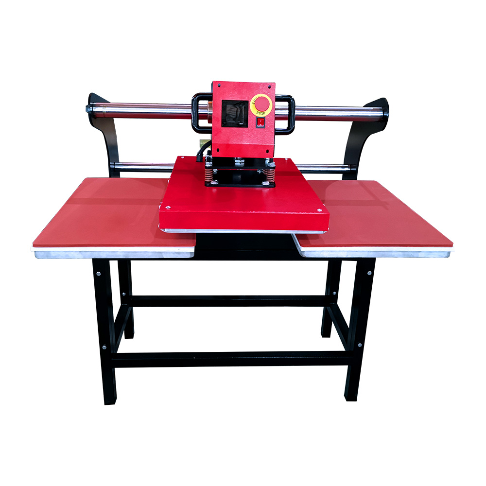 Up-Slided Pneumatic Double stations Heat Press Machine
