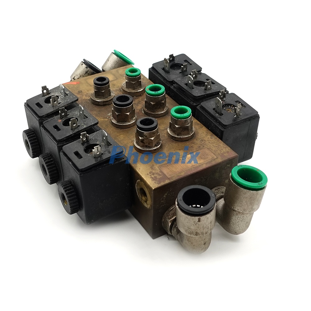Original New IAV-25/2001093K816113Solenoid Valve Block 24DC for PNEUMAXOPXD170.C for MAN ROLAND 700 Printing Machine Parts