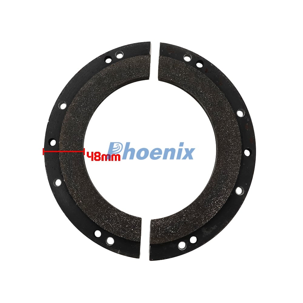 Brake Pad  48mm Width Semi-circular Magnetic Powder Brake Friction Pad Suit for Polar 115 137 Paper Cutter Printing Machine Spare Parts