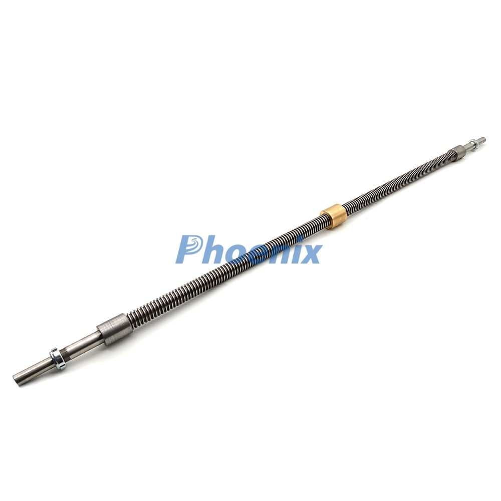 Original Used Threaded Spindle Screw With Brass Nut For Heidelberg SM52 SM74 CD102 Ink Zone Adjustment Spare Part
