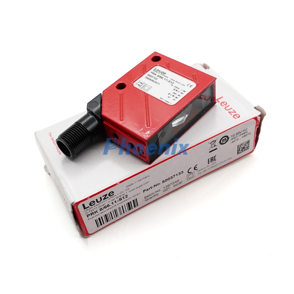 Original New Leuze PRK 8/66.11-S12 Photoelectric Sensor 50037133 Suit for Heidelberg SM102 CD102 SM74 XL105 Offset Printing Spare Parts