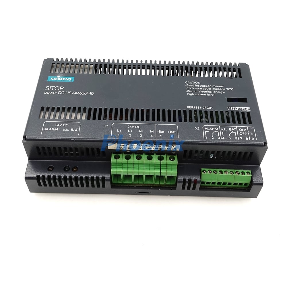 Heidelberg SM102 CD102 Spare Part Siemens 6EP1931-2FC01 DC UPS Power Supply Module