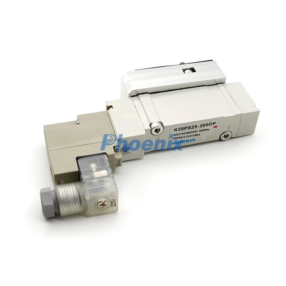 Original New KURODA K20PS25-200DP Solenoid Valve AC220V Suit for Komori L26 L28 L40 Offset Printing Spare Parts