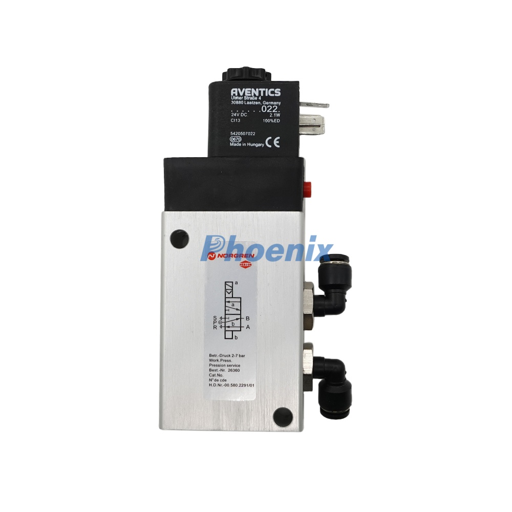 Heidelberg Solenoid Valve 00.580.2291 | For SM102 SM74 MO CD102 | Premium Offset Printing Machinery Parts