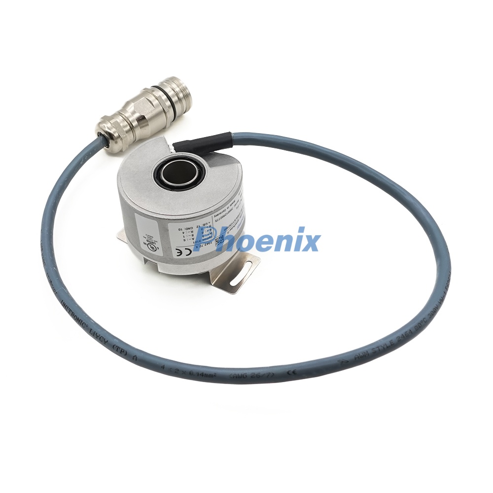 Roland Printing Machine Parts 11267800 | Baumer EIL580-TT Encoder | 1024 PPR Optical Incremental Encoder for Roland 700 900