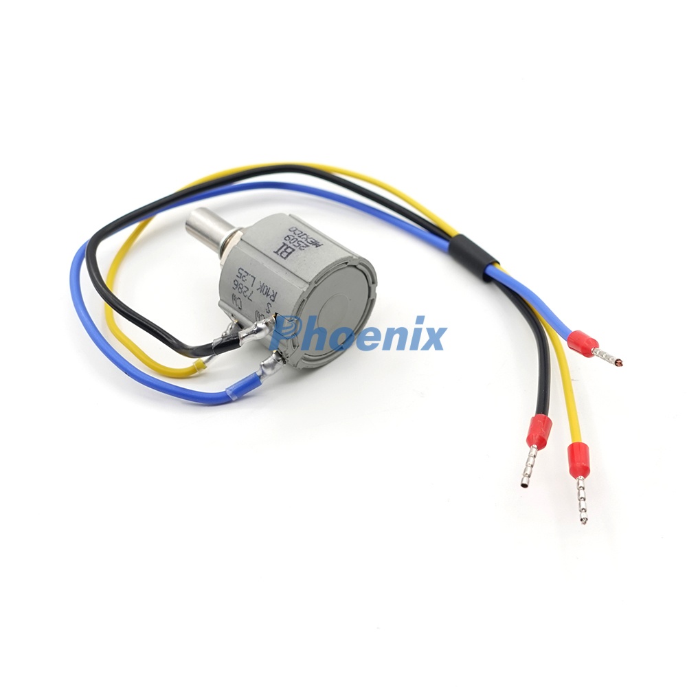 Hengou Printing Machine Spare Parts 7286 R10K L.25 | 10K Ohm Potentiometer with Cable | Position Sensor for Heidelberg