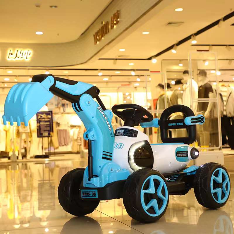 What are the benefits of using ride on diggers in landscaping projects?