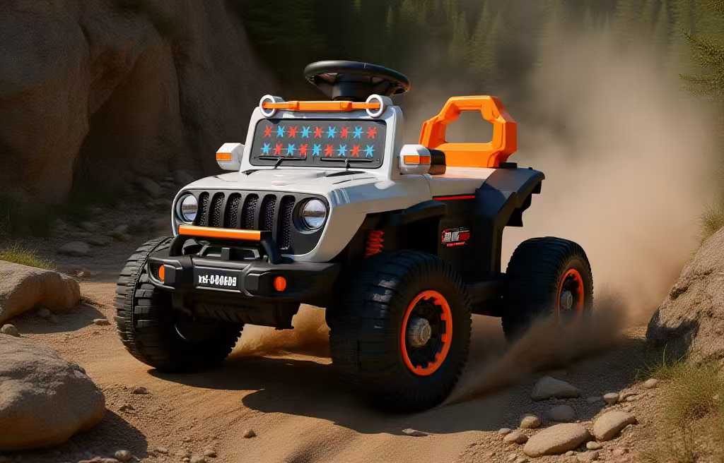 Professional Kids Off-Road Jeep with Adjustable Parental Speed