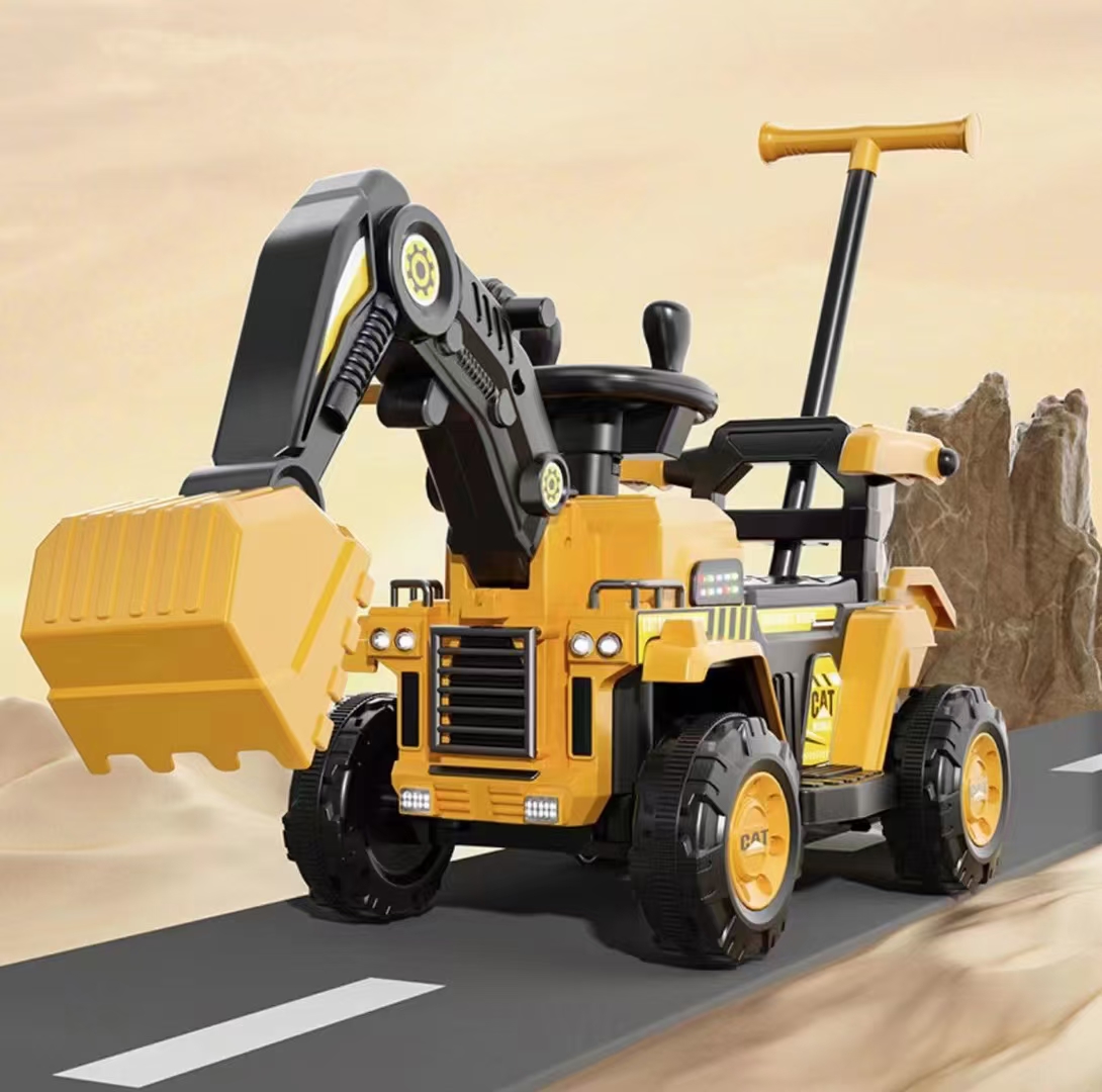 Kids Electric Excavator: Ride-on Digger for Construction Play