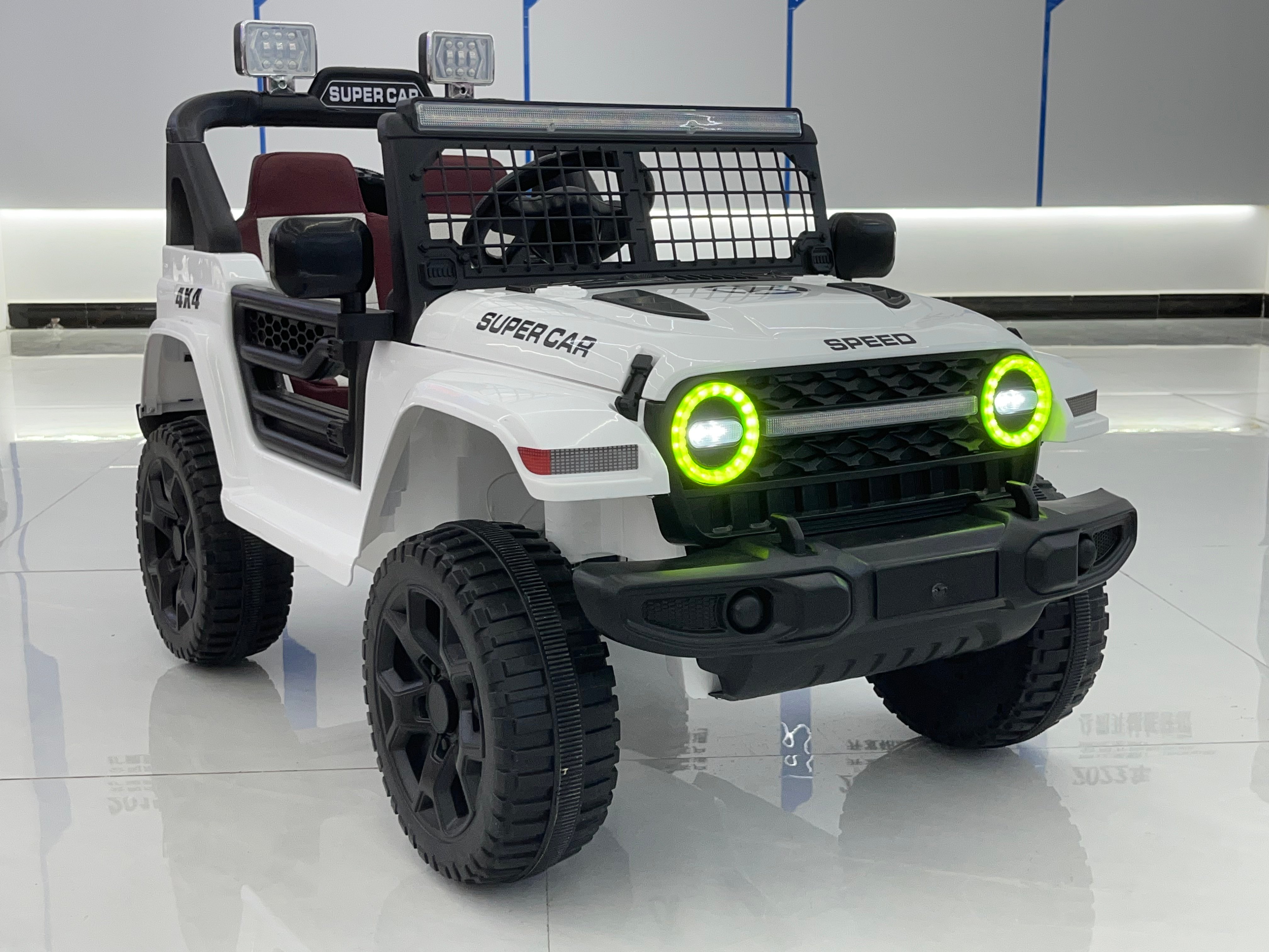 Children's Electric Toy Car Can Sit Adults High Quality Two-seats Children Off-road Ride on Car Remotely Controlled